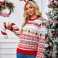 Roter Weihnachts-Strickpullover – Max