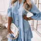 Clara - Blaues Sommerkleid