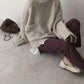Oversize Pullover mit Tasche Damen Elfenbein – Sofia