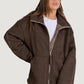 Kuschelige Fleecejacke Creme - Lena