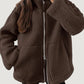 Kuschelige Fleecejacke Creme - Lena