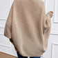 Khaki Strick-Cardigan mit Fledermausärmeln – Clara