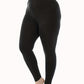Schwarze High-Waist-Leggings mit Shaping-Effekt und Stretch - Lena