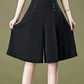 Elegante Braune Shorts mit Knöpfen - Nora