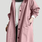 Amaya - wasserdichter trenchcoat mit kapuze für damen