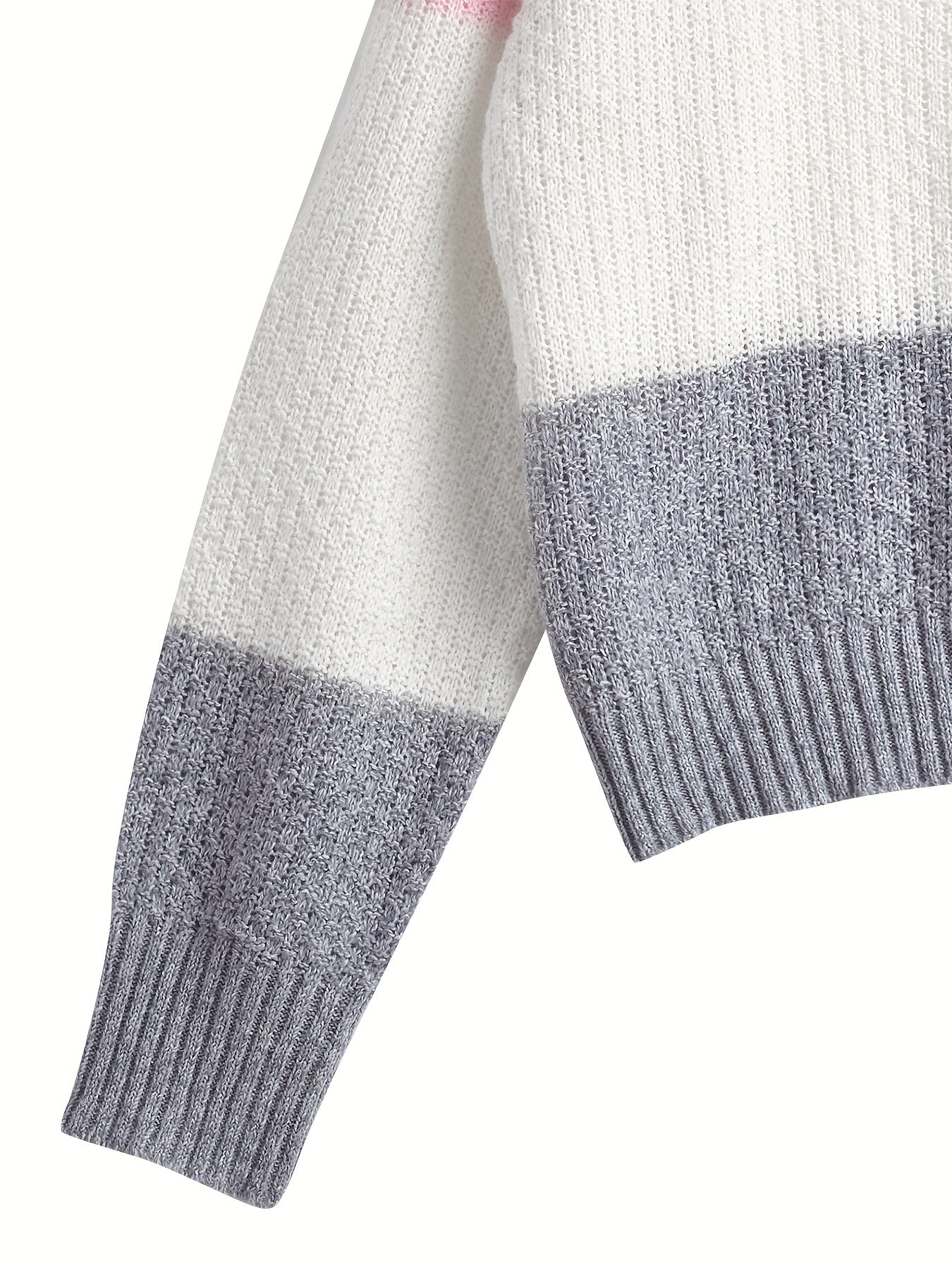 Bunter V-Ausschnitt Pullover – Clara