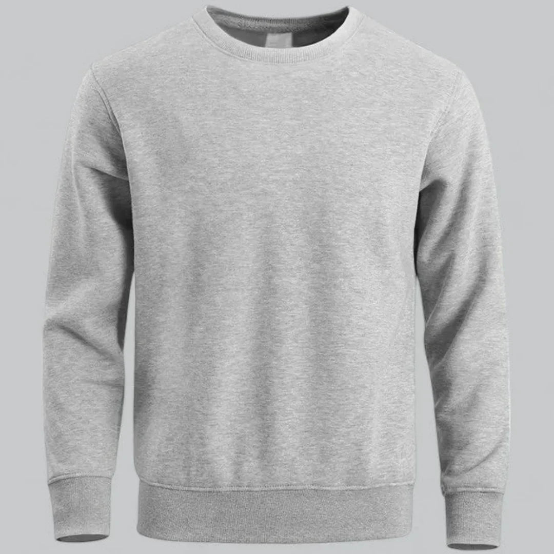 Herren-sweatshirt mit rundhalsausschnitt und langen armeln – lässiger alltagslook