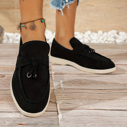 Schwarze Damen Loafer - Mia