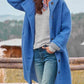 Grüner Hoodie Mantel Damen - Clara