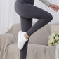 Schwarze Thermo-Leggings mit Fleece – Clara