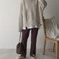 Oversize Pullover mit Tasche Damen Elfenbein – Sofia