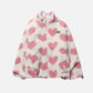 Rosa Wendejacke mit Herzmuster – Amara