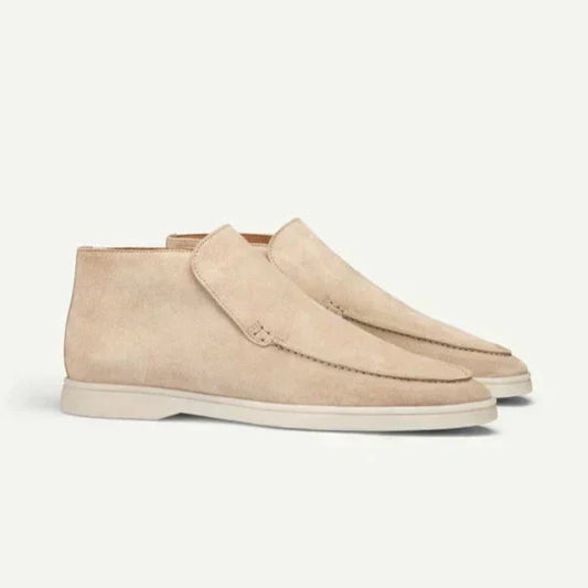 Beige Orthopädische Wildleder-Style-Schuhe - Summit