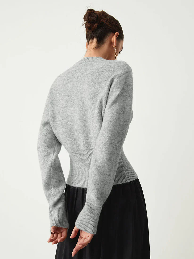 Svenja pullover mit halbem reißverschluss – damen