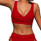 Zoe – Smaragdgrünes Bikini-Set mit High Waist