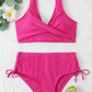 Zoe – Smaragdgrünes Bikini-Set mit High Waist