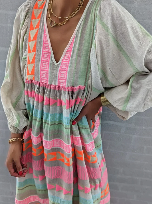 Helene - buntes kleid für den sommer