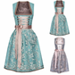Dirndl mia - einzigartige dirndl für damen mit schürze und bluse