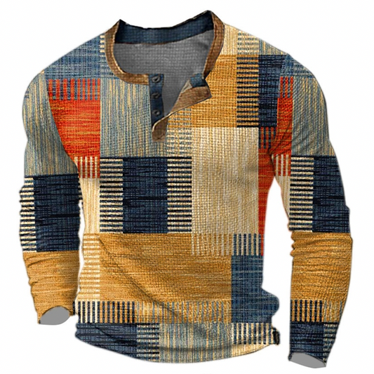 Herren Strickpullover Orange - Matteo