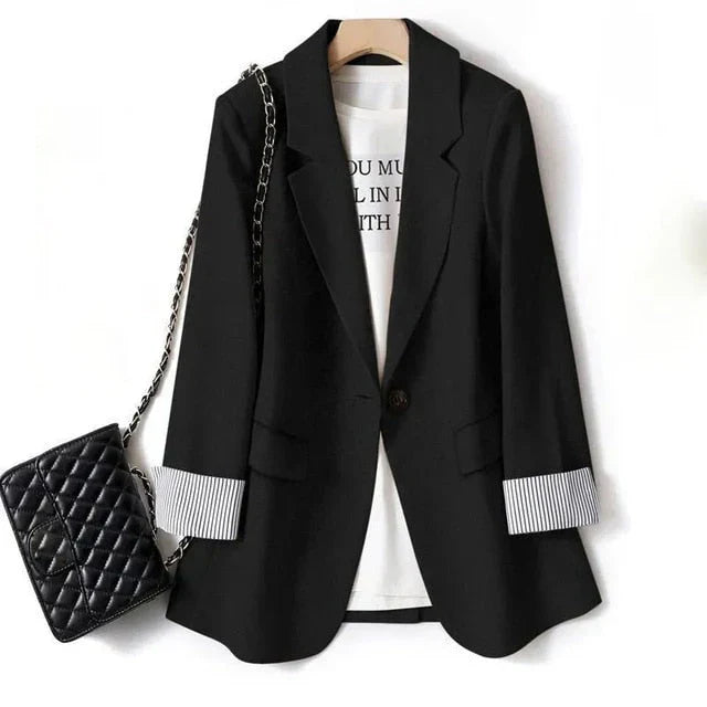 Lässiger damen blazer mit tasche – eleganter casual-touch