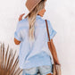 Stilvolle - bluse in zartem hellblau