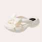 Damonie | elegante damenslipper mit schleifendetail