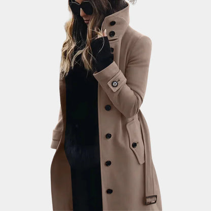 Jill - stilvoller und warmer trenchcoat für frauen