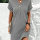 Sommerkleid mit v-ausschnitt - Clara