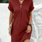 Sommerkleid mit v-ausschnitt - Clara