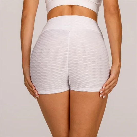 Polar - Weiße Texturierte Sport-Shorts