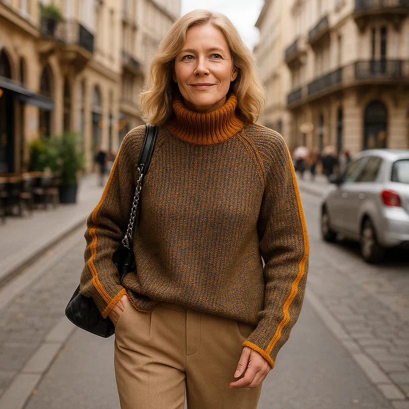 Breseis damen pullover – lässiger soft-knit look