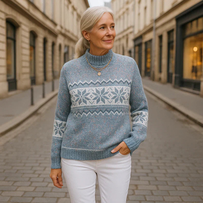 Nienke damenstrickjacke – klassischer strick mit struktur