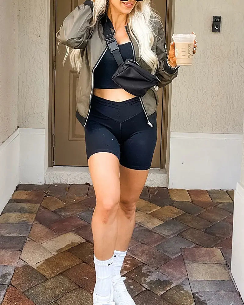 Lia klassische bomberjacke für damen – urban & zeitlos