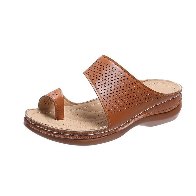 Fiona – Rote Komfort-Sandalen