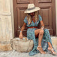 Anais - Langes ibiza faltenkleid