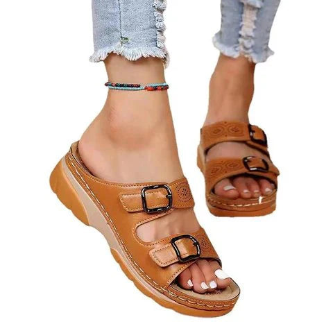 Orthopädische ledersandalen - Glayza