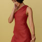Mia - Weißes One-Shoulder-Kleid