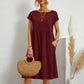 Knielanges sommerkleid mit taschen - Iren