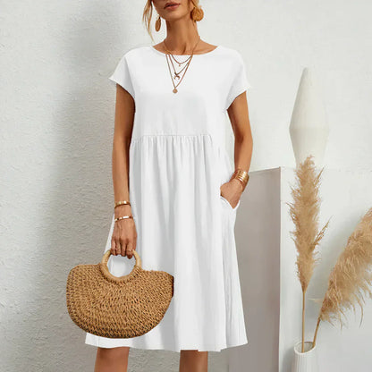 Knielanges sommerkleid mit taschen - Iren