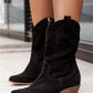 Schwarze Cowboystiefel für Damen