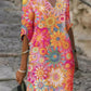 Sonniges blumenkleid - helles muster, bequeme passform
