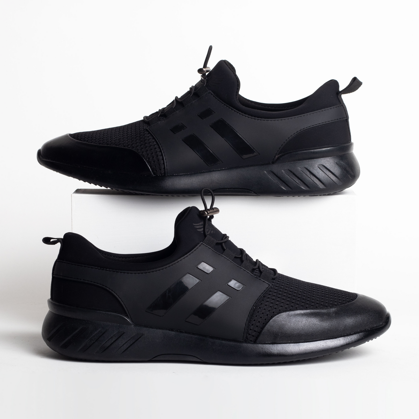 Orthopädische herren-sneaker schwarz - Leo
