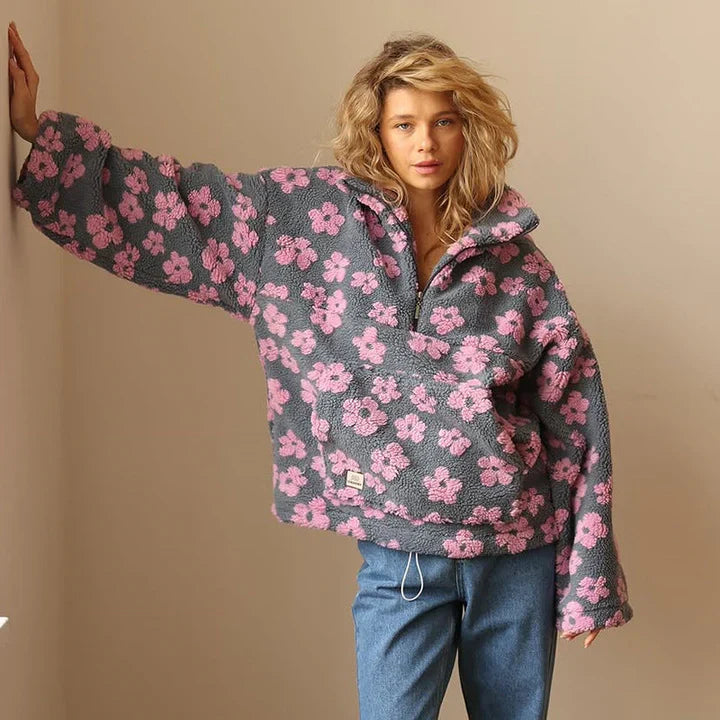 Daisy – fleece warm bloom pullover