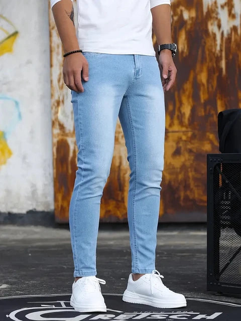 Max - Blau Slim-Fit Stretchjeans