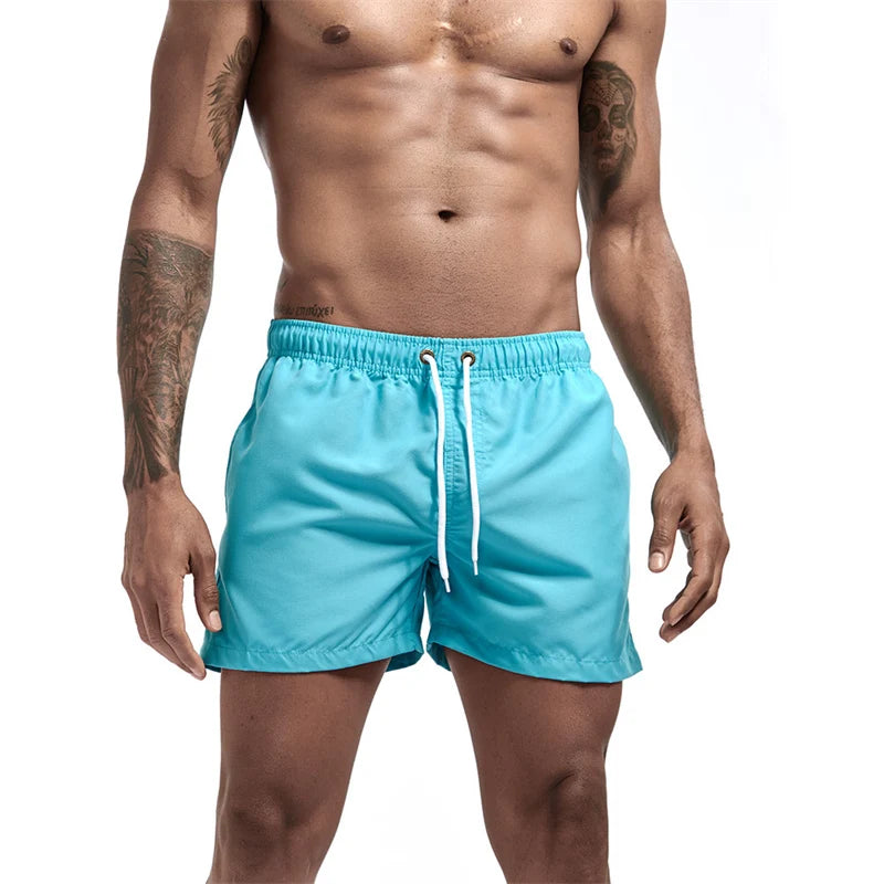 Niko - Himmelblaue Badeshorts