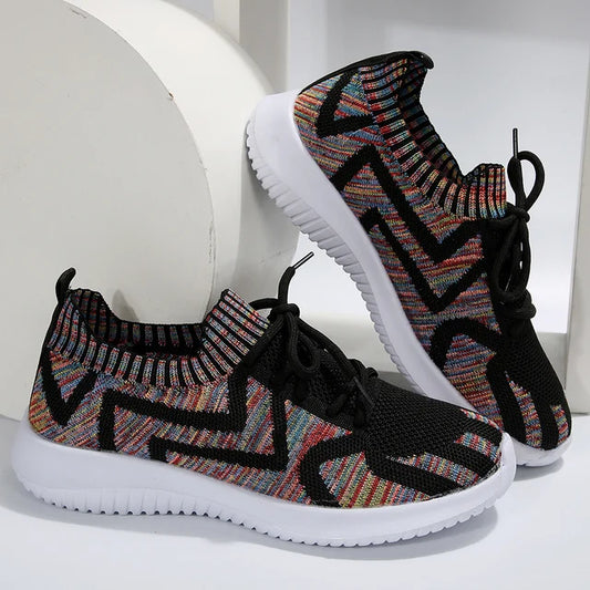Isabella - Farbenfrohe Muster-Sneakers für Damen