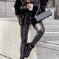 Braune Winterjacke mit Kapuze - Livia