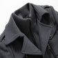 Schwarzer Zweiteiliger Wintermantel Damen – Laura