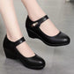 Schwarze Casual-Wedges - Clara