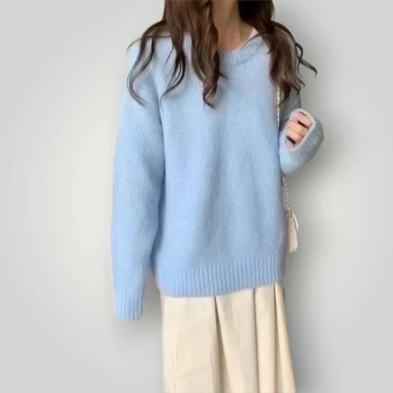 Barbil damenpullover – warmer strickpullover mit bequemer passform